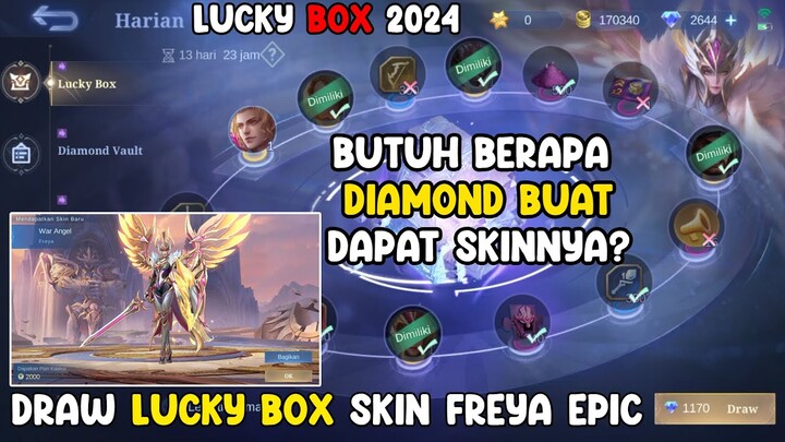 CARA MENDAPATKAN SKIN EPIC FREYA WAR ANGEL EVENT LUCKY BOX - DRAW LUCKY BOX SKIN EPIC FREYA MLBB