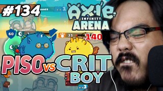 Critical Boy minalas piso buhay natira! | Axie Infinity (Tagalog) #134