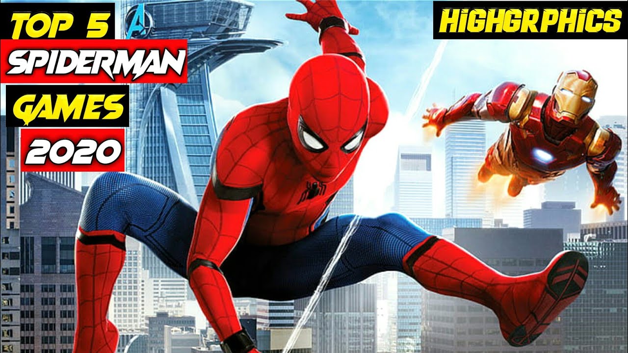 Top 5 Best Spider Man Games For Android 2022  High Graphics Spiderman Games  (Online/Offline) 