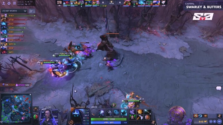 TI 9 Playoffs | Royal Never Give Up VS Virtus.Pro | Game 1