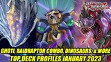 Ghoti, Raidraptor Combo, Dinosaurs, & More! Yu-Gi-Oh! Top Deck Profiles January 2023