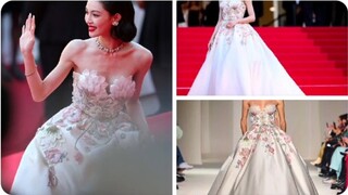 Zhong Chuxi's red carpet look goes viral worldwide & Chinese female stars' visual feast on the red c