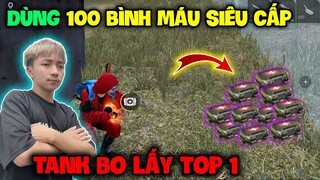 FREE FIRE | Hùng Mõm Thử Thách Dùng 100 Bình Máu Siêu Cứu Thương Tank Bo OB 36 Lấy Top 1, Và Cái Kết