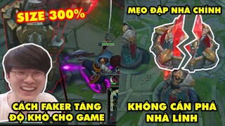 TOP khoảnh khắc điên rồ nhất LMHT 199: Cách Faker tăng độ khó cho game, Mẹo phá nhà chính cực độc