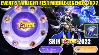 UPDATE EVENT STARLIGHT FEST MOBILE LEGENDS 2022!! SKIN STAR ANNUAL LESLEY RILIS | ADA 56 TIKET DRAW