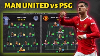 DLS 22|Manchester United vs Paris Saint-Germain Dream League Soccer 2022