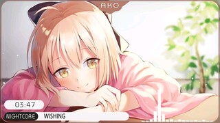 「Nightcore」→ Wishing「Kana Nishino」