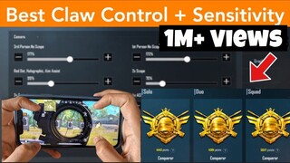 This Sensitivity has Zero Recoil! | Claw Control Setup & Sensitivity  | Conqueror | PUBG Mobile