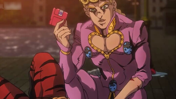 After giving birth to the turtle baby Polnareff, Little Zero Mista was bullied by the bad boy Jojo (