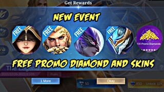 Free Promo Diamonds And Free Permanent Skins Mobile legends || DOUBLE 11 EVENT MLBB