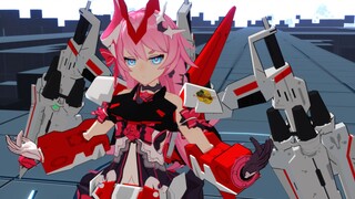 [Gundam X Honkai Impact 3] Red Dragon Astray Rosalia dududu~