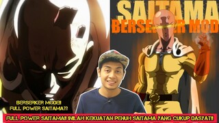 FULL POWER SAITAMA!! Inilah Kekuatan Penuh Saitama Yang Cukup Dasyat!!