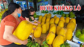 Độc lạ Bưởi khổng lồ (Bưởi Kỳ Đà) ăn cả vỏ lẫn ruột 100k/kg Tết 2021 ở Sài Gòn