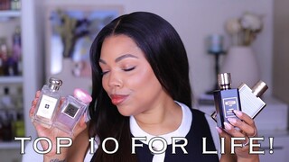 Top 10 fragrances FOR LIFE! | Karina Waldron