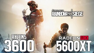 Rainbow Six Siege on Ryzen 5 3600 + RX 5600 XT 1080p, 1440p benchmarks!