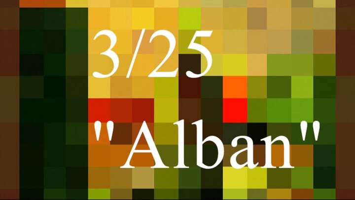 Minecraft original painting reveal 3/25: "Alban"