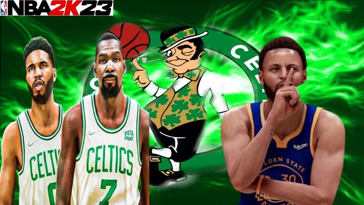 Kevin Durant Joins the Boston Celtics I NBA2k23 I NBA Pre Season Game I Warriors vs Celtics