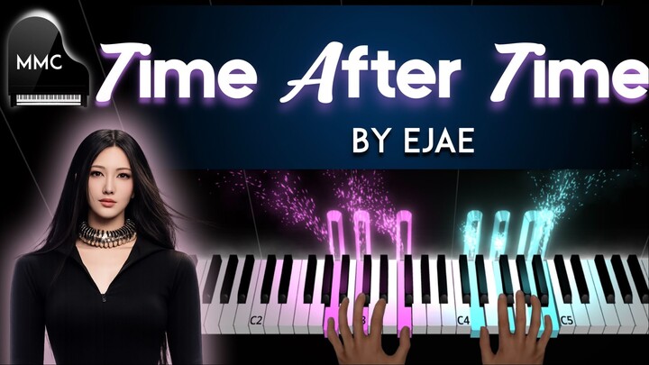 Time After Time by EJAE ("Rumi")  piano cover/tutorial + sheet music + lyrics