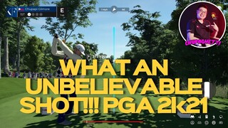 PGA TOUR 2K21 (PS5) - WHAT AN UNBELIEVABLE SHOT!!!