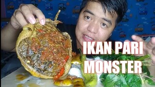 IKAN PARI MONSTER - IKAN PURBA LANGKA KITA MAKAN BUAT BUKA PUASA