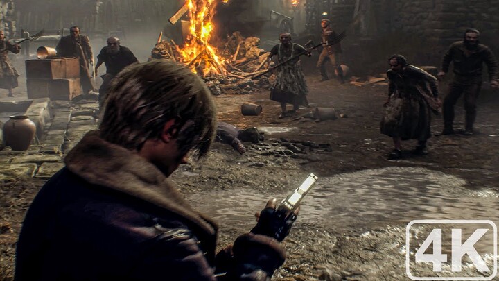 Resident Evil 4 Remake Chainsaw Demo｜4K PS5