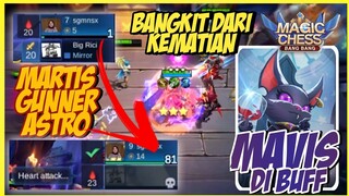 3 STAR MARTIS GUNNER ASTRO + COMMANDER TERLUPAKAN INI DI BUFF ! MAGIC CHESS