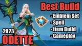 ODETTE BEST BUILD 2023 | TOP 1 GLOBAL ODETTE BUILD | ODETTE - MOBILE LEGENDS | MLBB