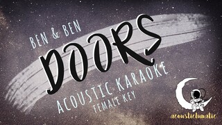DOORS Ben&Ben(acoustic karaoke/female key)