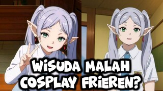 Siswa SMA  ini Wisuda Sambil Cosplay Frieren?