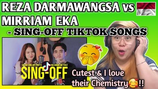 REZA DARMAWANGSA VS MIRRIAM EKA - SING OFF TIKTOK SONGS PART II || FILIPINA Reacts