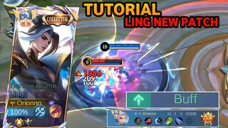 TUTORIAL LING NEW PATCH!!NEW BUILD & EMBLEM