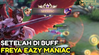 FREYA EAZY MANIAC❗FREYA DI BUFF OLEH MONTOON