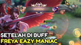 FREYA EAZY MANIAC❗FREYA DI BUFF OLEH MONTOON