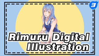Rimuru In Her Bathing Suit | SAI Digital Illustration_3