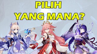 GACHA RAIDEN / KOKOMI / YAE MIKO? INI PERSPEKTIF META MEREKA! | Genshin Impact Indonesia
