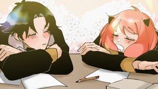 Study Date | Anya x Damian Comic Dubs | Spy x Family