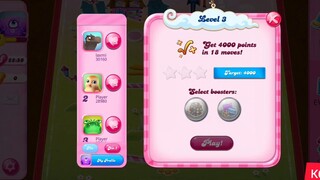 CANDY CRUSH SAGA LEVEL 3 (NEW VERSION)