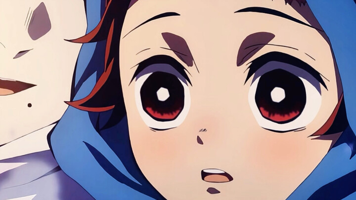 Just staring at you with big, adorable eyes…