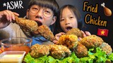Zin ASMR | MUKBANG CHEESY KFC FRIED CHICKEN & CHEESE SAUCE RECIPE