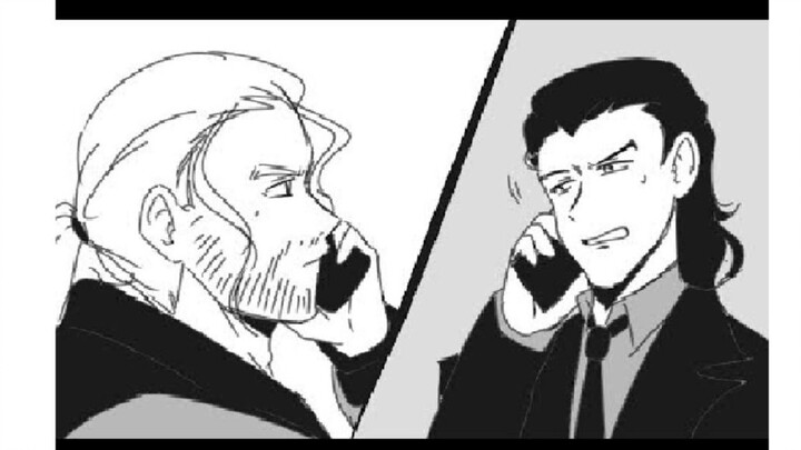 [คำบรรยายภาษาจีน-อังกฤษ/ค้อนและธอร์/เขียนด้วยลายมือ] ธอร์: โลกิ ทำไมคุณถึงไปซื้อเสื้อผ้าที่โรงทานล่ะ