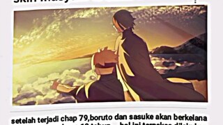boruto mode musafir dengan sang guru sasuke uchiha