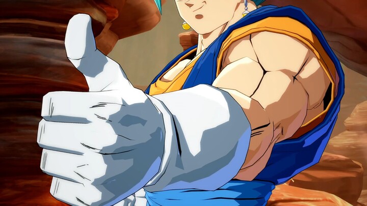 Saying Vegito’s weak was just messing with you—it was all an act to lull you into a false sense of s