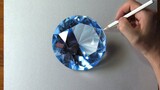 [Arts] Menggambar berlian biru dengan mudah!