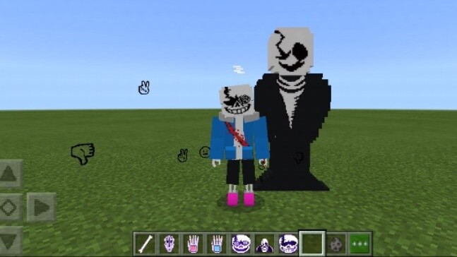 [Game] Last Breath vs. Original Sans in "Minecraft"