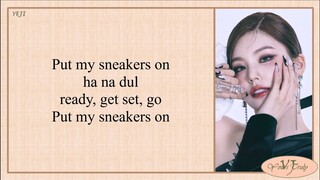 ITZY - SNEAKERS (Easy Lyrics)