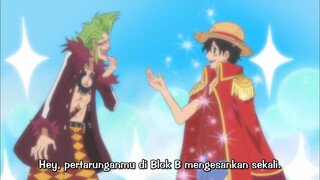 Momen Bartolomeo Pertamakali Bertemu Luffy