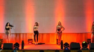 Girls group live dance