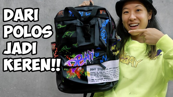 CUSTOM TAS RANSEL KULIT JADI LEBIH BERWARNA! 🎨🔥 #DebBatur