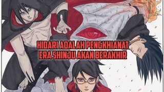 HIDARI VS SARADA!! PENGKHIANATAN HIDARI KEPADA SHINJU DIMULAI DI BORUTO TWO BLUE VORTEX CHAPTER 6