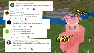 Kalau Ketemu SAPI...Ngomong ARA ARA | Minecraft Challenge Indonesia Part 9